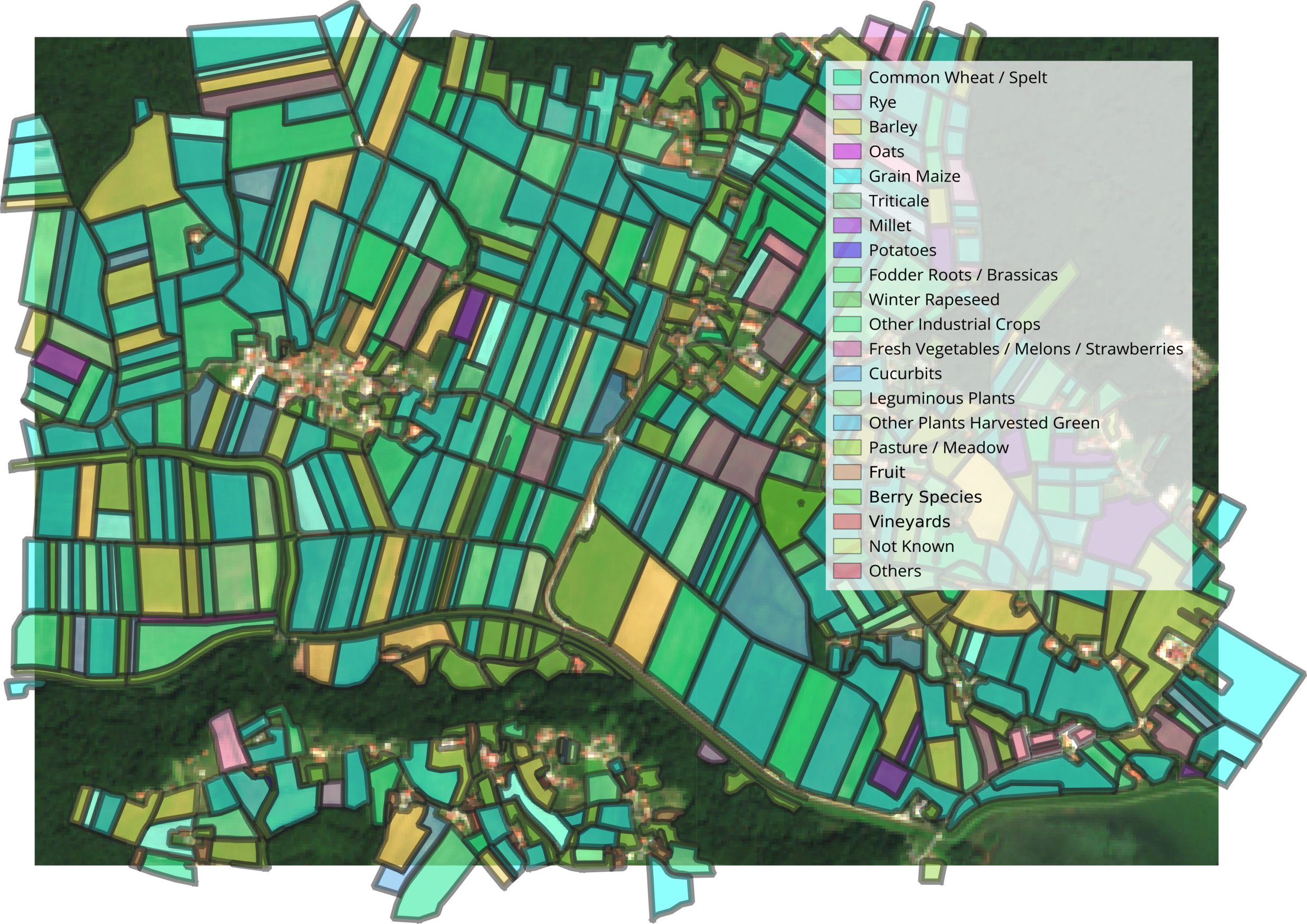 sentinel image with ref data